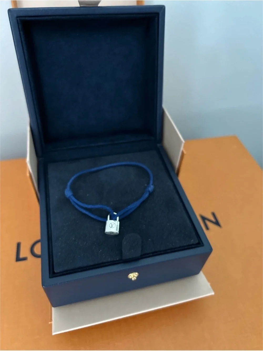 Louis Vuitton X UNICEF 925 Sterling Silver Lockit Bracelet